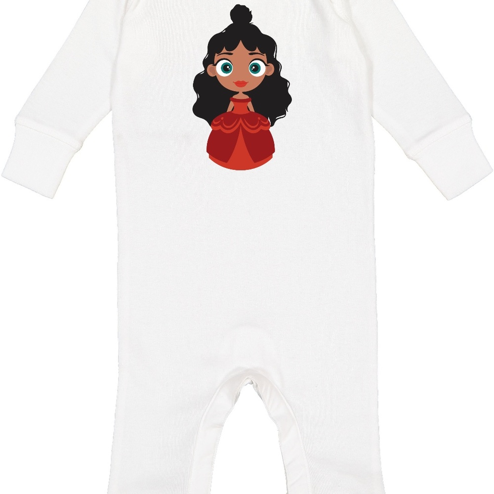 Kritter Christmas Girl Gown Long Baby Jumpsuit
